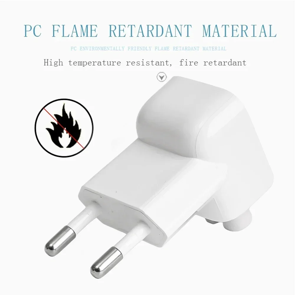 Laptop Charger 5-1PCS EU Plug Adapter Converters For Apple MacBook 45W Magsafe 60W 85W IPad Pro 6A Fast Charging