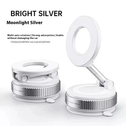 Versatile Magnetic Phone Holder with 360° Adjustable Foldable Design (White)