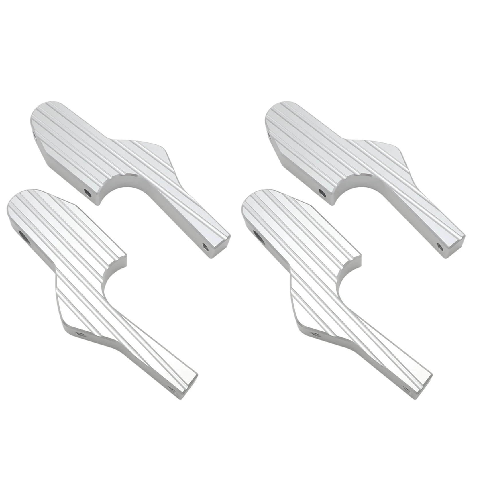 

4x Scooter Foot Rests Passenger Foot Pegs Extensions Extended Footpegs for Vespa GT GTS GTV 60 125 150 200 250 300 300Ie