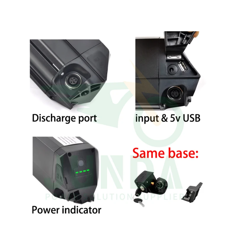 Lithium Battery Pack Reention Dorado Battery 48v Ebike Battery for NCM Moscow 48v 21ah 36v 17.5ah 13ah 25ah