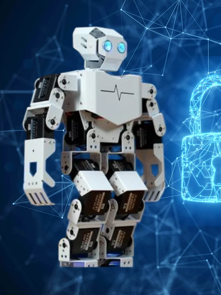 17 Dof Humanoid Robot Supports AI Vision Voice Interaction Singing Educational Programming DIY Kit For Arduino or Scratch Python