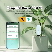 4 In 1 Zigbee Smart Soil Tester Luminance Humidity Temperature Moisture Sensor APP Real Time Monitor Works With Tuya Zigbee2MQTT - Image 6