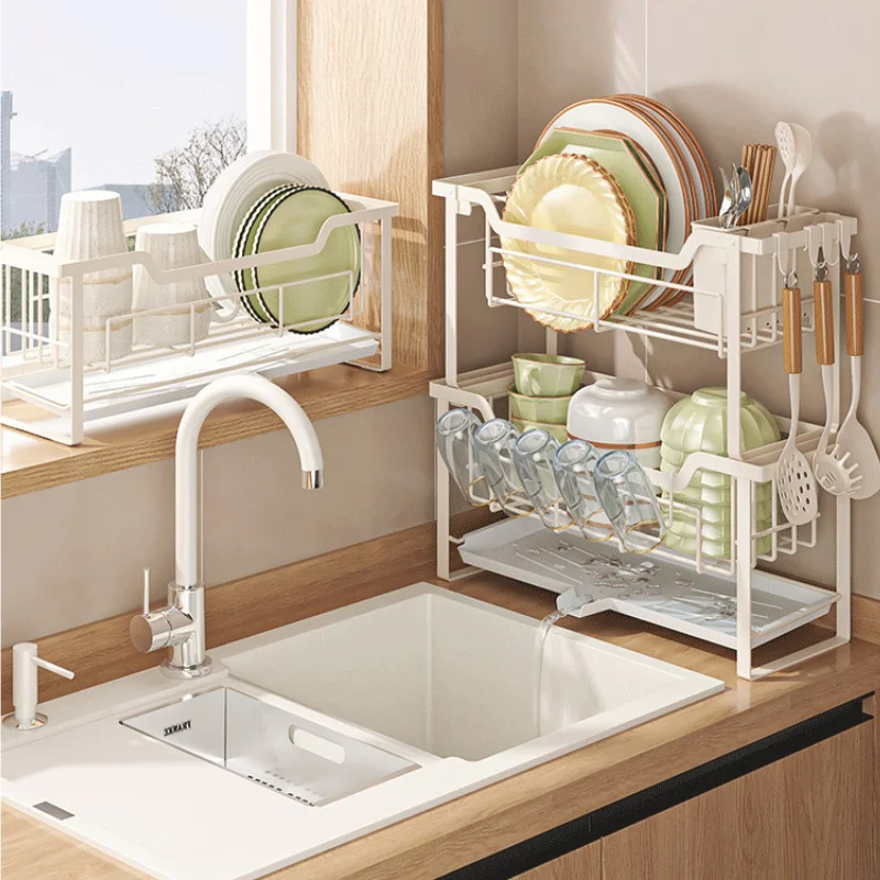 Kitchen Dish Drying Rack Ter Cutlery Storage Rack With Drain