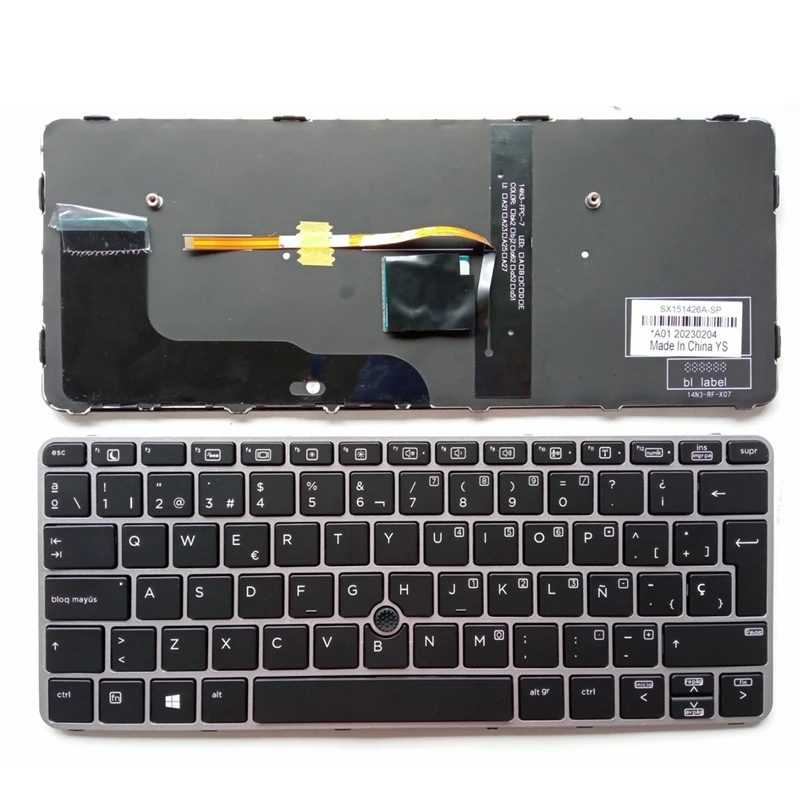 NEW US/SP/RU/JP Laptop replacement keyboard for HP EliteBook 820 G3 725 G3 820 G4 828 G3 828 G4 backlight