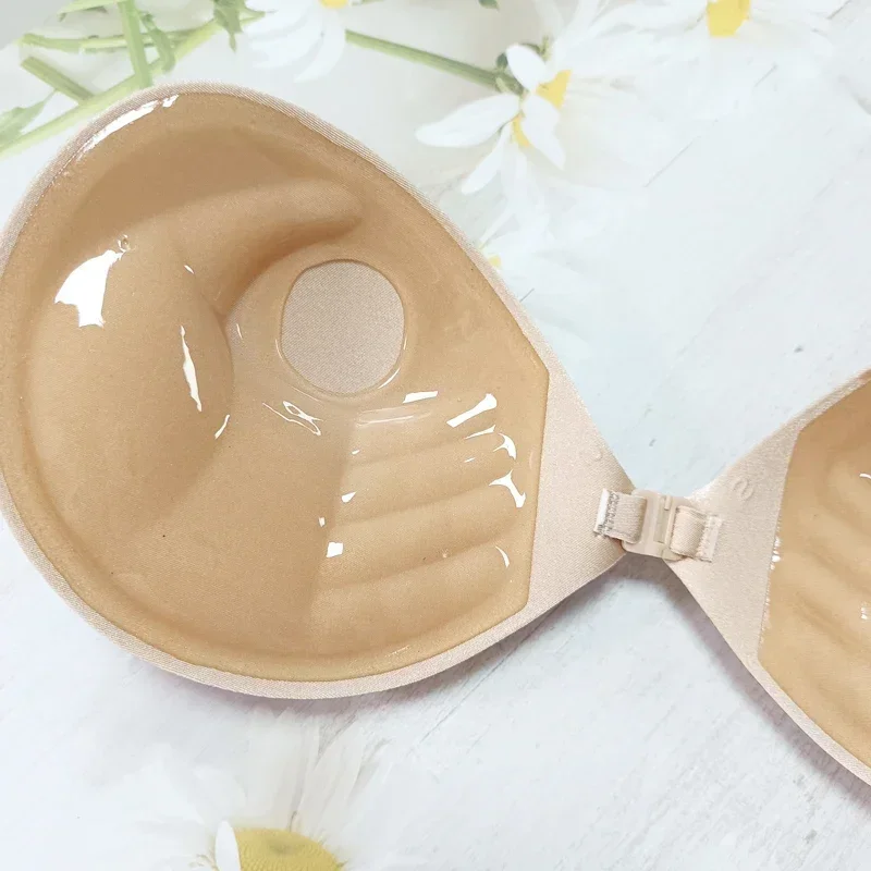 Palm Push Up Invisible Silicone Bra Womens Chest Stickers