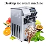 Soft Ice Cream Machines Commercial Sorbet Coolers Tricolor Desktop Sweet Cone Freezing Equipment Vending Machine 1