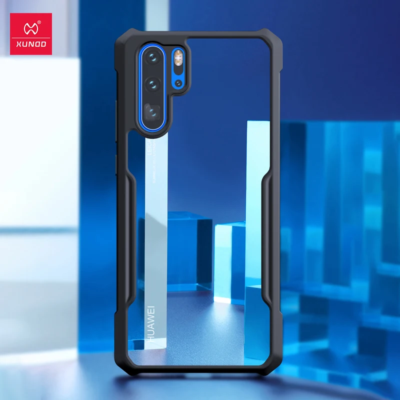 Huawei P30 Pro 용 Xundd 충격 방지 케이스, Huawei P30 P40 P50 Pro Pro + 케이스 Чехол 용 보호 범퍼 투명 전화 커버