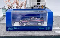 SH 1:64 JDM Skyline GTR R34 Magic Purple Racing Sports Model Diecast Model Car Collection Limited Edition Hobby Toys 2