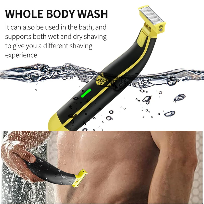 Xiaomi Electric Shaver Full Body Washed Wet And Dry Shaver Rechargeable USB T Shaped Portable Full Body Trimmer for Men & Women 5