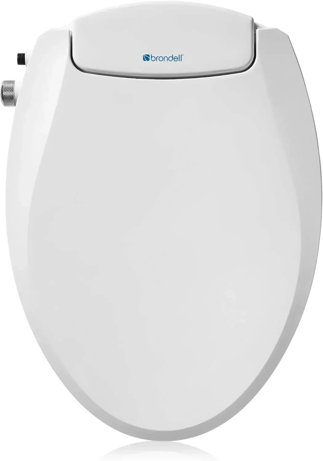 Bidet Toilet Seat, Non-Electric Swash Ecoseat, Fits Elongated Toilets, White - Dual Temperature, Dual Nozzle System