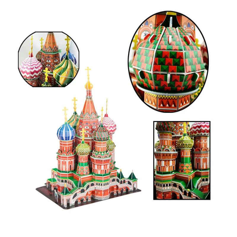 ST. Basil's Cathedral Church of The Savior on Spilled Blood 3D