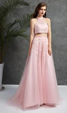 

Two Piece Quinceanera Dress Prom Dresses Tulle Sweet 16 Party Gowns Ball Gown Vestido Longo Festa Evening Dress Robe De Soiree