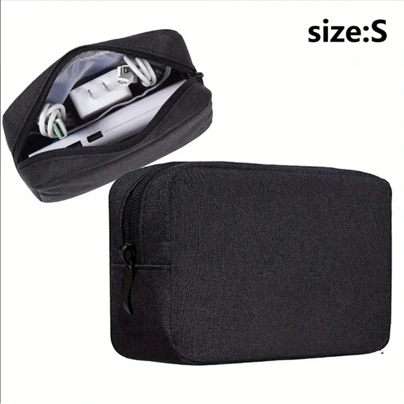 Digital Accessories Storage Bag Portable Waterproof Zipper Travel Carry Organizer thumbnail 4