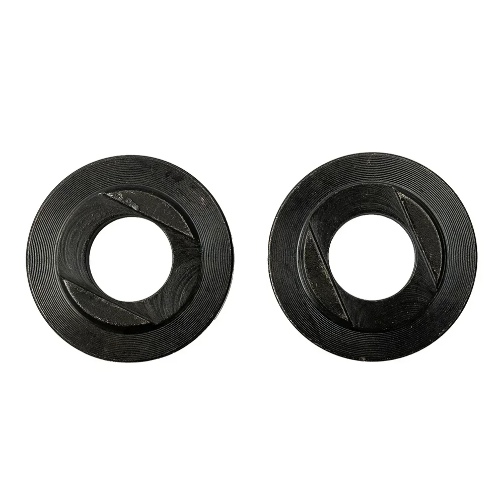 M14 Angle Grinder Bottom Platen 2Pcs Set 2*16mm Thread Replacement Angle Grinder Inner Flange Nut Set Power Tool Accessories