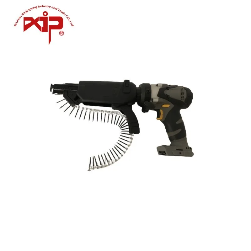 

Automatic Lithium Drywall Screw Spike Chain Nail Gun Adapter For Drill Woodworking Tool Cordless Power Drill Attachment