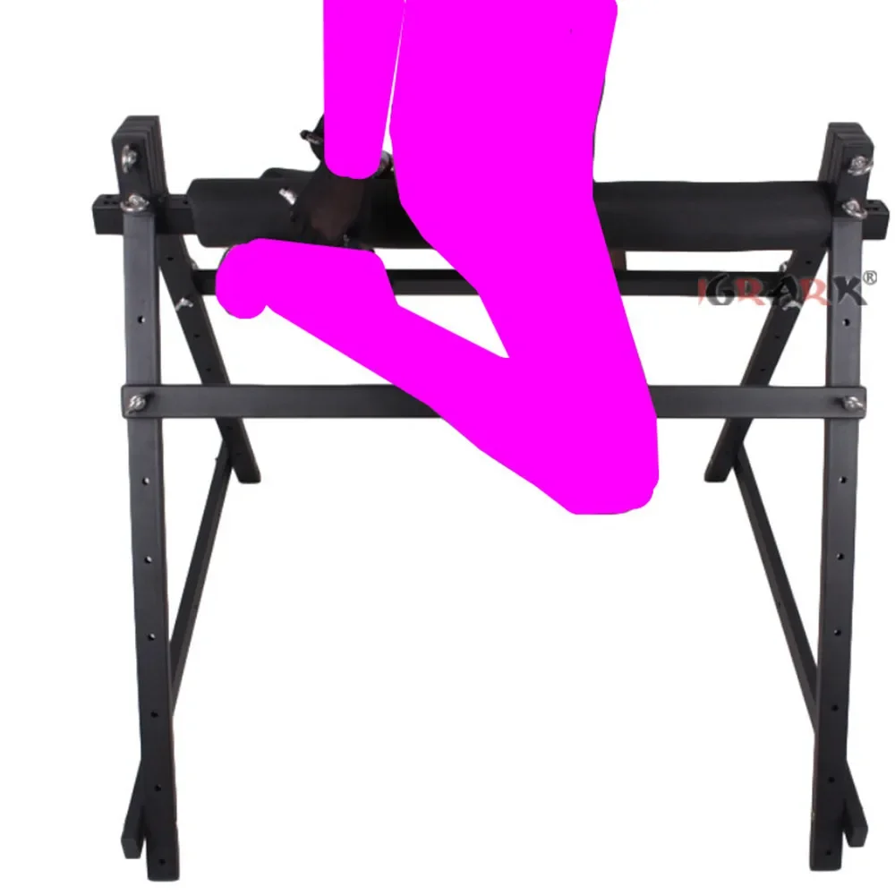 Tripod Sex Stool for Women Men Lower Body Training Forced Orgasm Sex Chair BDSM Slave Training Restraint Frame Trojan Chair