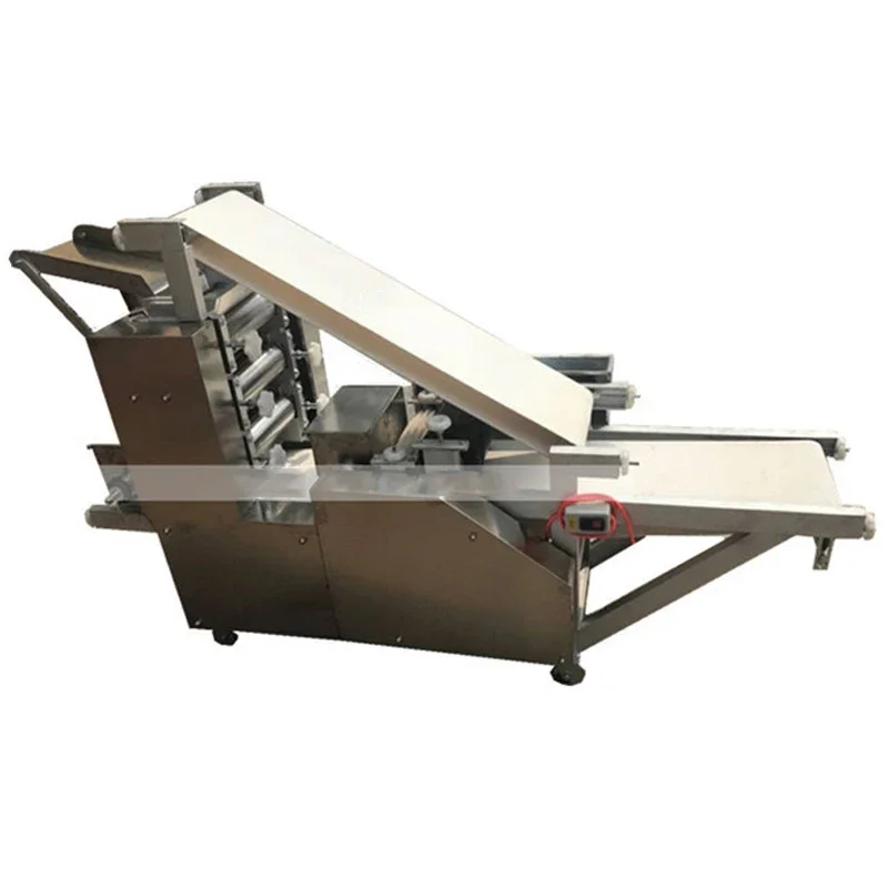 Automatic Empanada Dumpling Skin Wrapper Making Machine Chapatti Roti Arabic Pita Flour Tortilla Maker