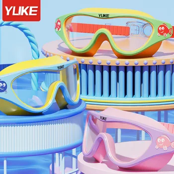 Kids’ Waterproof Anti-Fog Swimming Goggles – HD Large Frame Dive Glasses 1