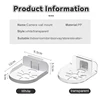 1/2Pcs Self Adhesive Security Camera Wall Mounting Bracket Punch-Free Acrylic Surveillance Camera Holder Shelf for Baby Monitors 6