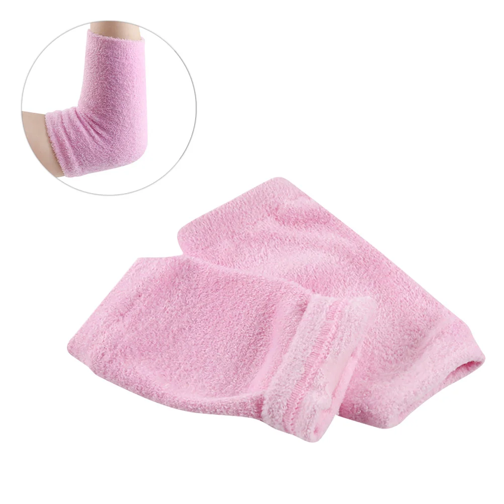 

1 Pair Elbow Elastic Arm Elbow Carpal Softening Dry Skin Sleeves for Basketball Tennis Fitness