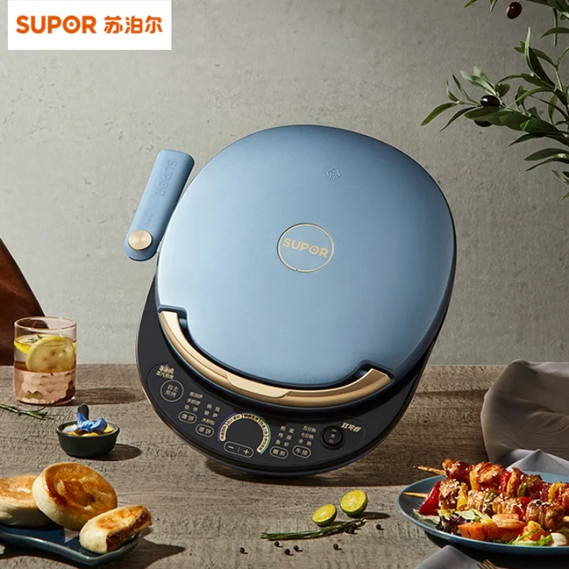 Pancake Machine Household Double-sided Heating Electric Baking Pan Intelligent Independent Temperature Control Breakfast Machine
