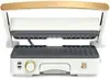 2-in-1 Press & Grill – 1200 Watt, Adjustable Temperature, Non-Stick Plates, Indoor Grill, 10.25” x 7” Cooking S 2