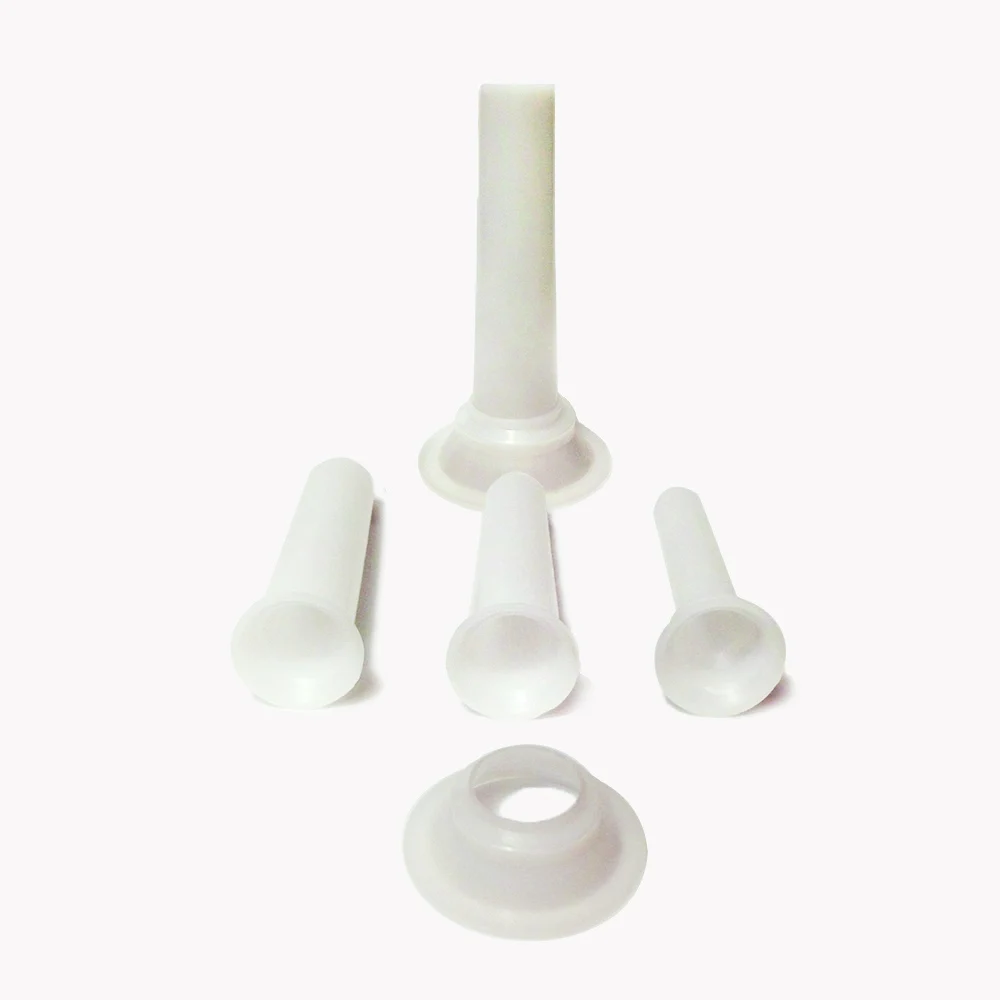 4pc/Set Meat Nozzles for Grinder Meat Filling Funnel Sausage Casing Fillers Sausage Ham Maker Grinder Poultry Kitchen Tool