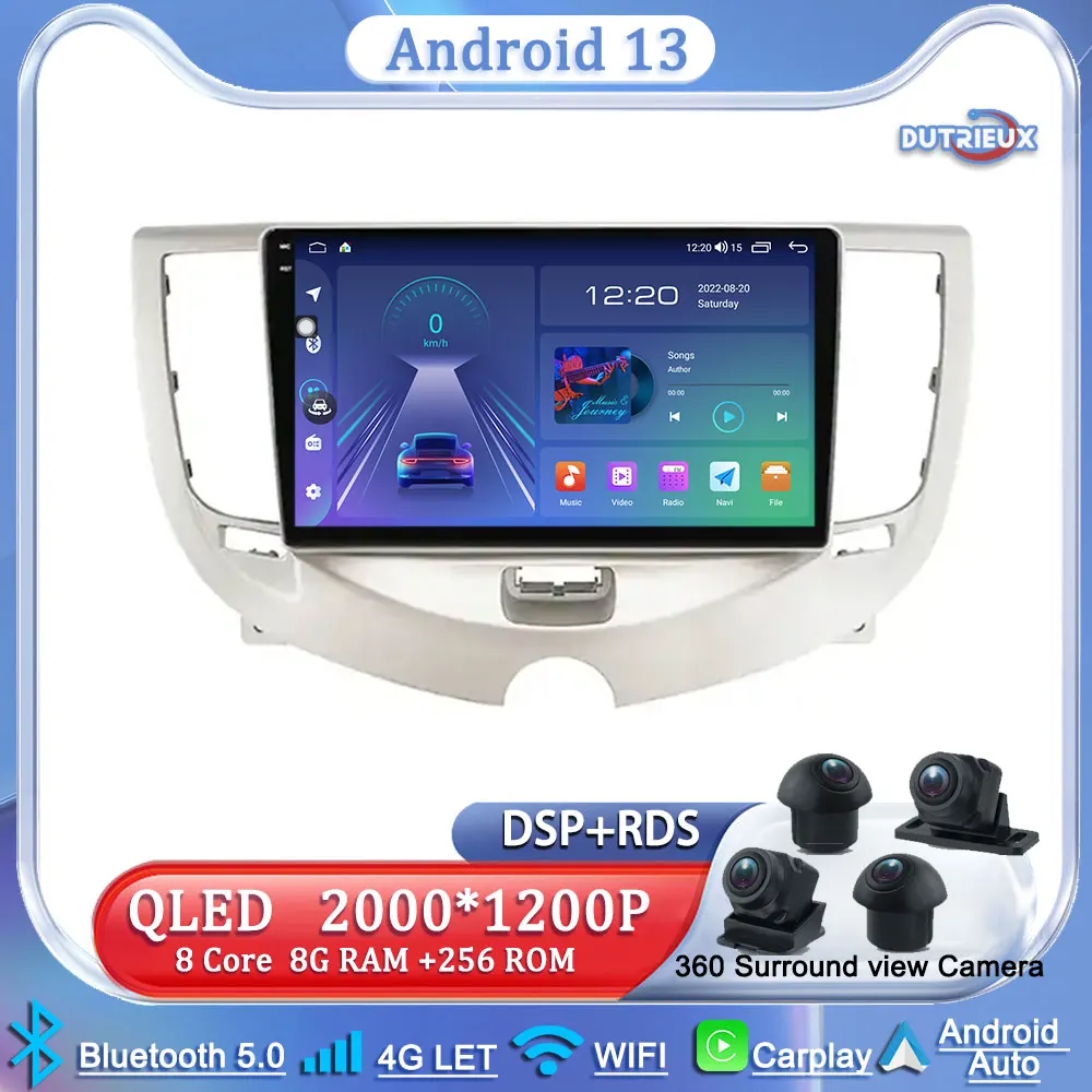 

Android 13 for Chery A3 2010-2012 Carplay Autoradio Multimedia Screen Stereo Car Radio Video Player TV Car GPS Navigation