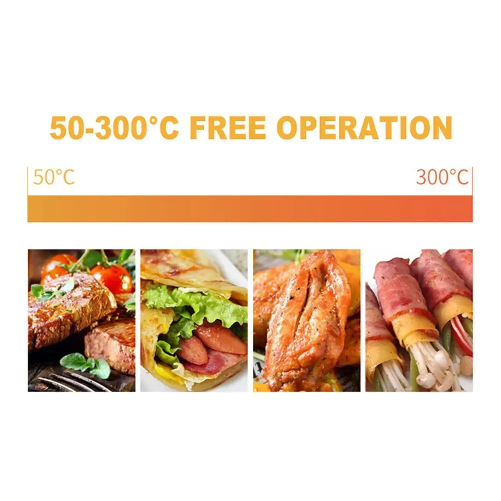 Commercial Electric Griddle Instant Hot Teppanyaki Fried Rice Squid Grilled Cold Noodles Hand Cake Machine Quickly Heat Up 5