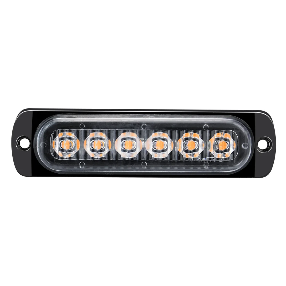 2pcs 12V-24V Fog Lights LED Work Light Flood Light Off-Road Car External Lights White 6 SMD LED Indicator Tail Rear Lamps
