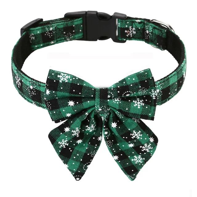 Christmas Tie for Dogs and Cats, Snowflake Dog Collar, Christmas Pet Accessories, Pet Supplies 6