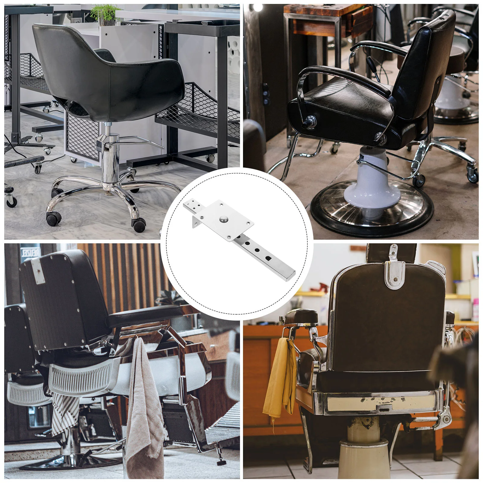 1pc Accessories Beauty Chair Lift Barber Chair Headrest Support Salon Bracket Replacement Barber Attachment Parts Salon