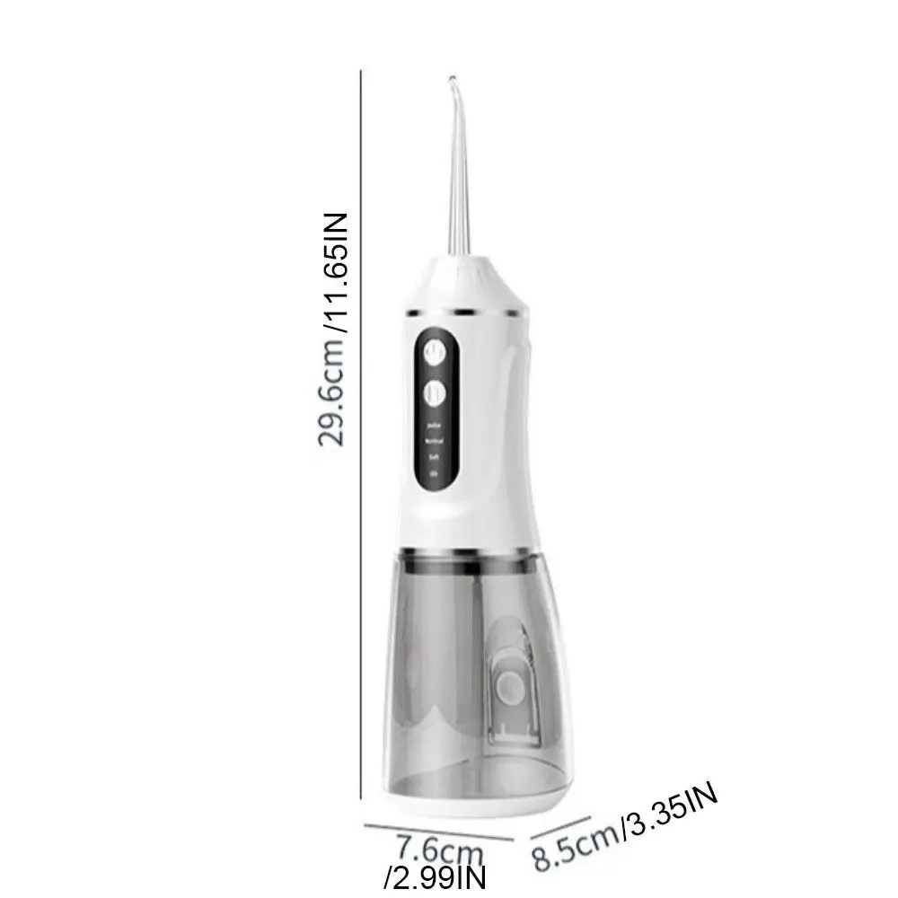 Smart Electric Oral Irrigator Rechargeable Cordless Electric Tooth Flusher Professional 3 Cleaning Modes Dental Cleaner