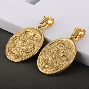 Holy Family Pendant Necklace 1