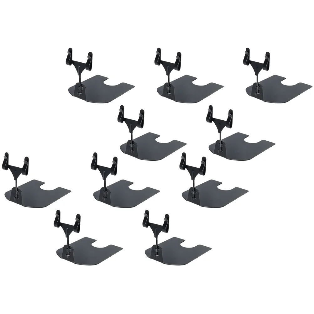 

10 шт., черная подставка для супермаркета