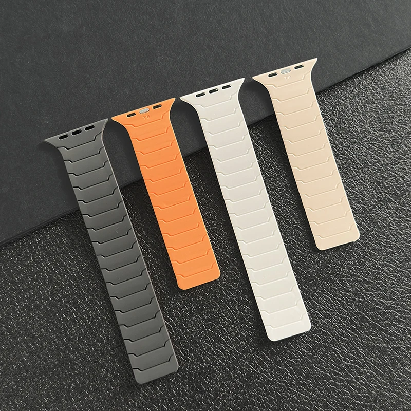 Magnetic Silicone Link Loop Bracelet