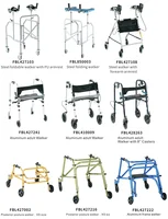 Bliss Medical Aluminium Mobility Foldable Walker with Forearm Platform Walking Frame for Disabled Stand Up Walkers 2