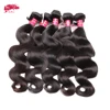 Ali Queen 10A Unprosseded Raw Virgin Hair Bundles 1Pcs Whosales Price 38 40 Inch Brazilian Body Wave Human Hair Weave 1