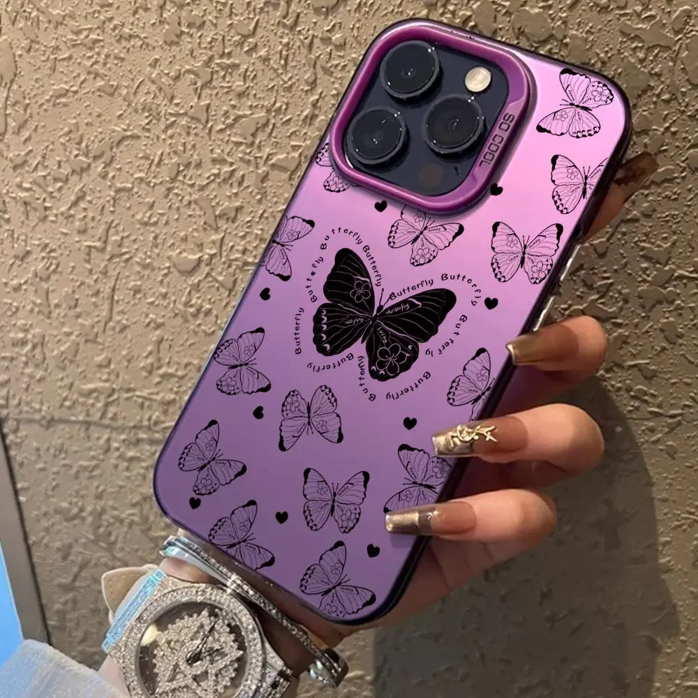 Shockproof IMD Butterfly Design Phone Case