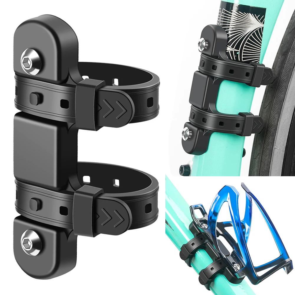 Support de montage de porte-bouteille d'eau de vélo en Silicone, adaptateur de support de bouilloire d'eau de vélo multifonctionnel pour vtt, vélo de route et de montagne