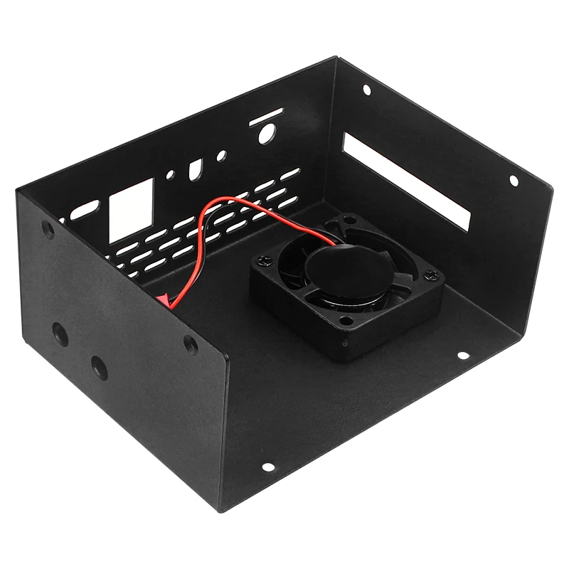 Orange Pi 5 Plus Metal Case with Fan Optional Antenna Aluminum Heatsinks eMMC Wi