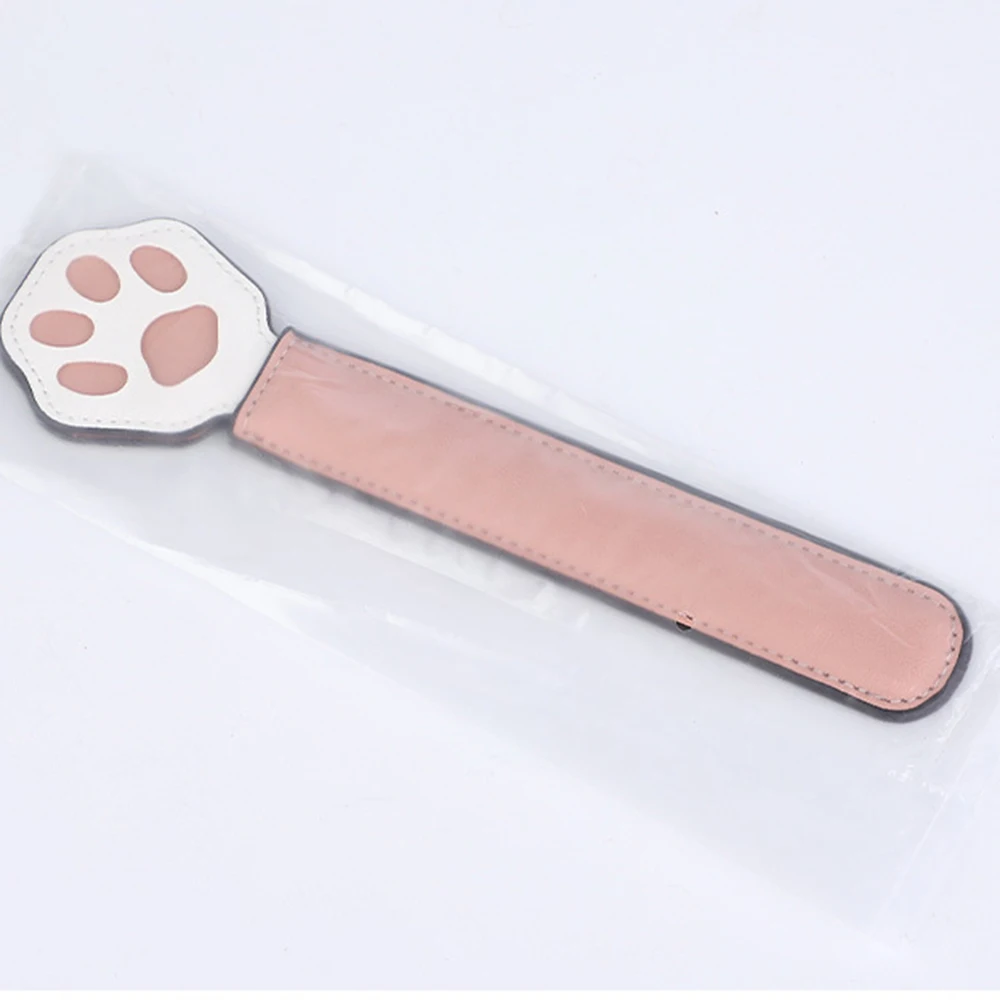 22.4CM PU Leather Cat Claw Shape Slap Paddle,Handmade Deluxe Riding Crop Horse whip, Horse Whip 6