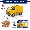 2024 1:16 Wpl D12 Remote Control Electric Toys Rc Car Wuling Hongguang Simulation Drift Climbing Truck Led Light Cargo Children 6