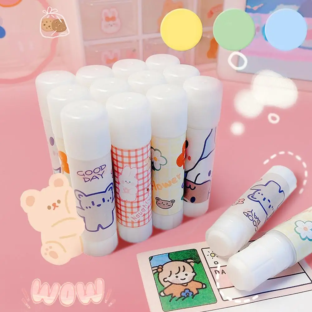 

1pcs Random PVA Bulk Solid Glue Office Supplies Small Stationery Student 9g Glue Glue Solid Stick H8T9