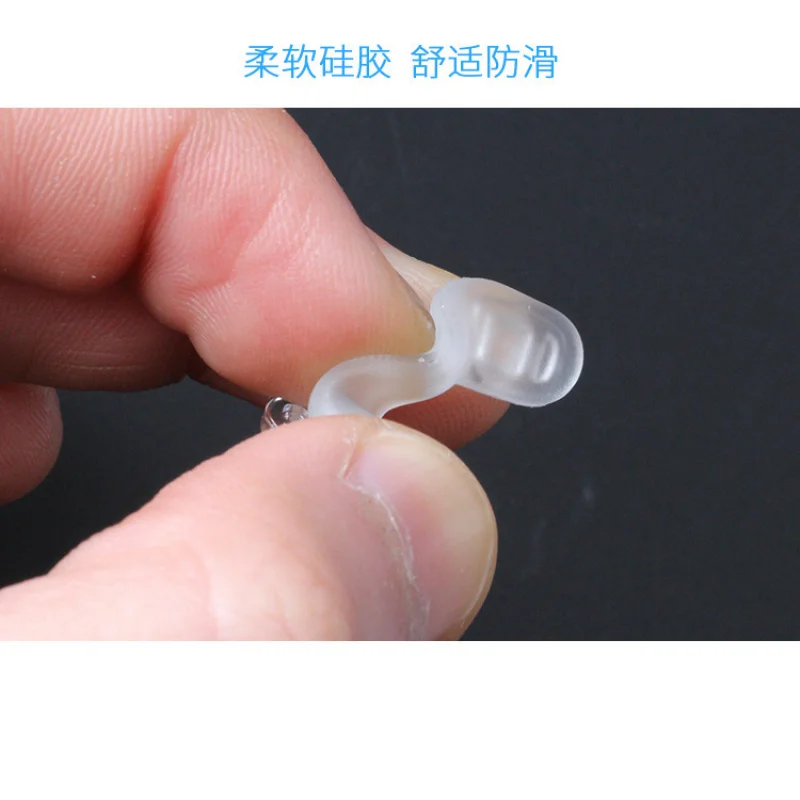 Kid's Eyewear Nose Pad Soft Silicone Nose Bridge Saddle Screw Type Double Hole Pads Bracket Integrated Accessorie 10 PCS
