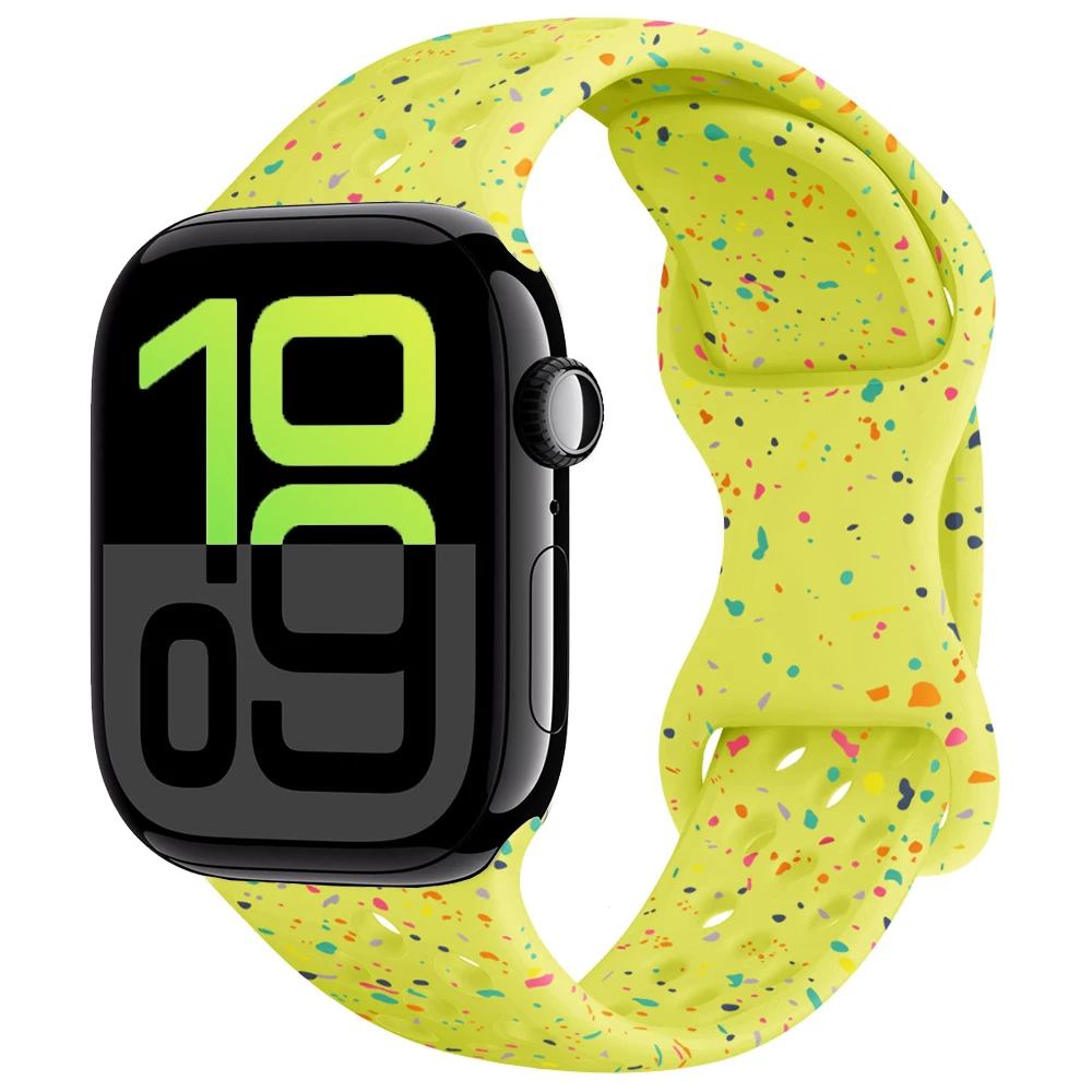 Premium Soft Silicone Band with Metal Buckle