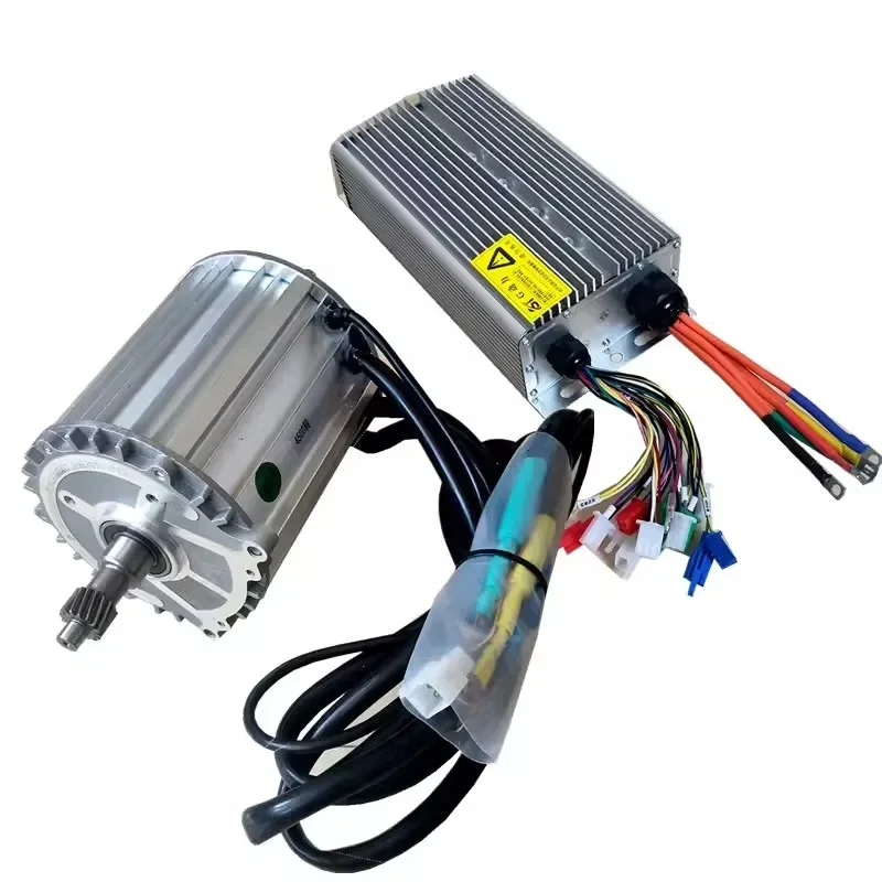 

48V60V72V 1500W1800W2500W 4000rpm sine wave brushless motor controller set,16T,waterproof bldc engine for electric tricycles,AVT