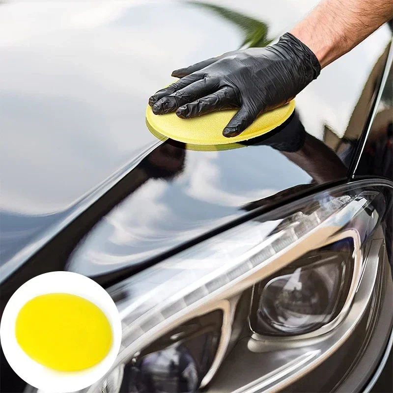 Car Waxing Foam Polish Sponges Applicator Detail Washing Pads Wax Soft Sponge Cleaning Accessories Dust Remove Car Cleaning Tool 5
