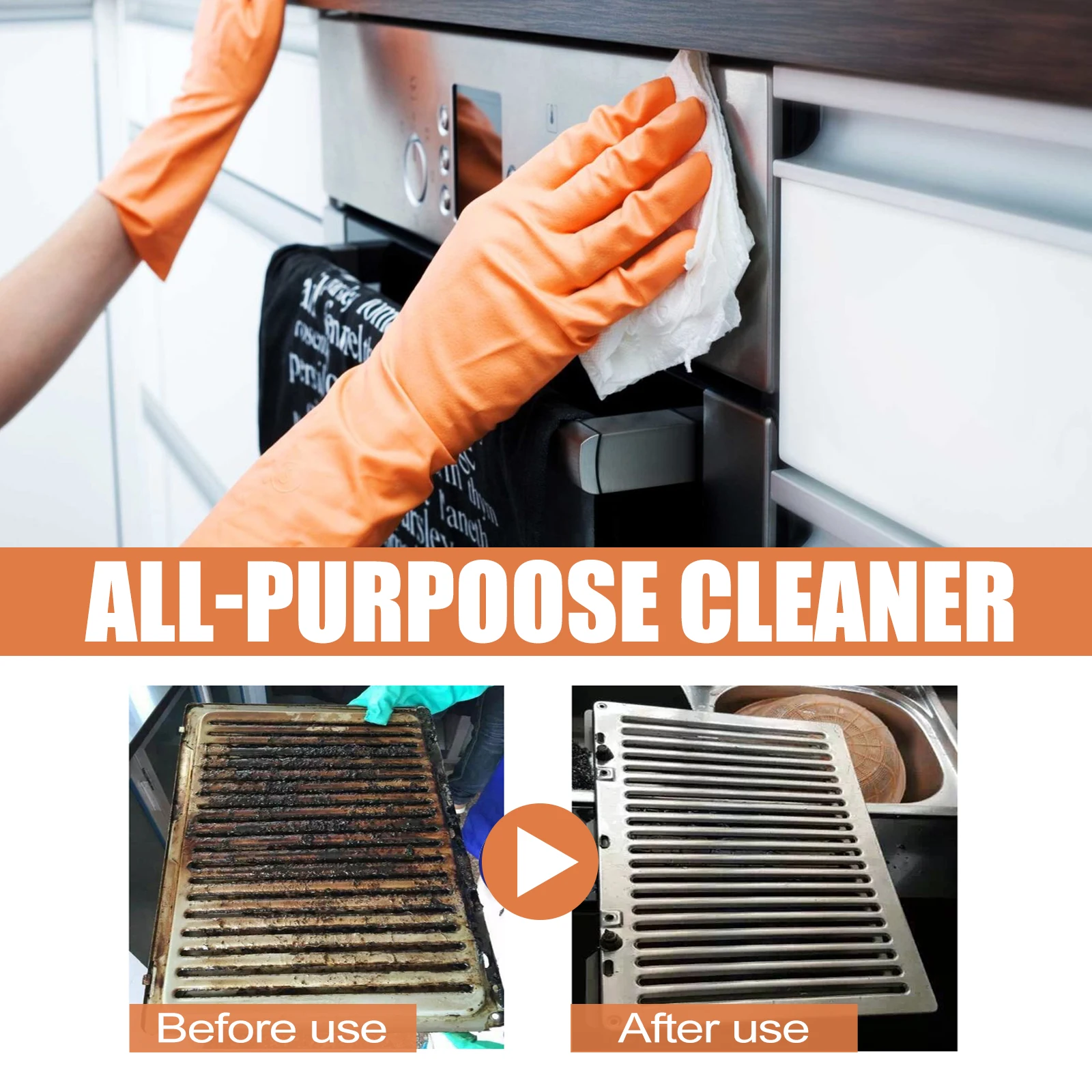 Description Picture 6 of itemJue-FisHeavy-Duty Kitchen All-Purpose Cleaner Cream - Soot Oil Grease Grime Remover for Hood Sink Oven - Bathroom Sink Degreaser