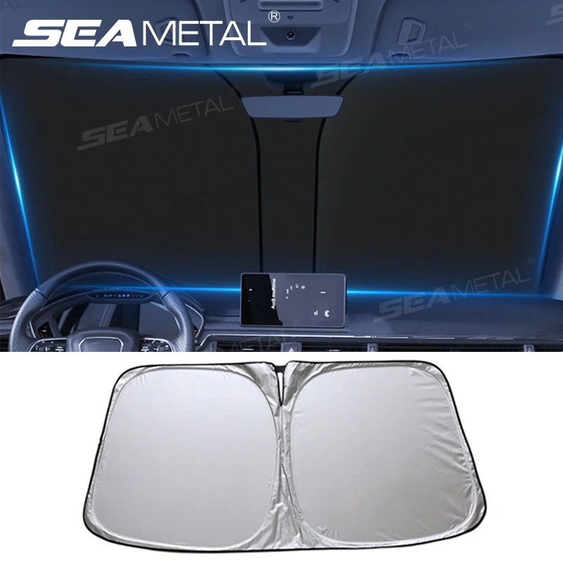 SEAMETAL Foldable Car Windshield Sun Shade 1